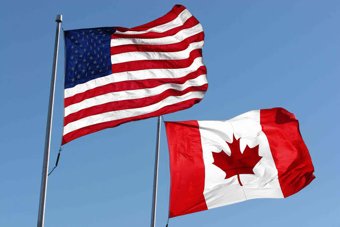 Traveling from Canada to the United States